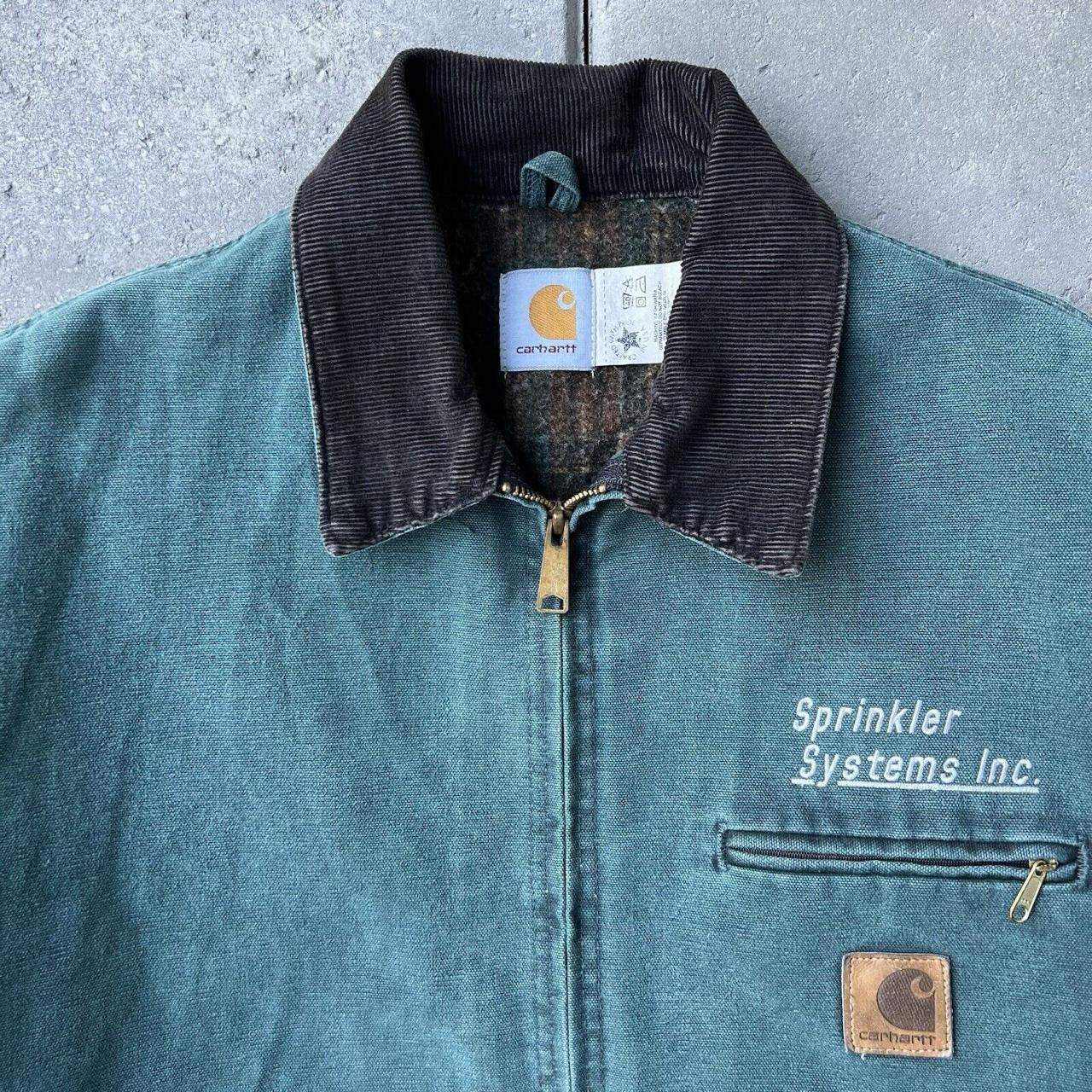 Carhartt J43 HTG Hunter Green Detroit Jacket 90s Union Made