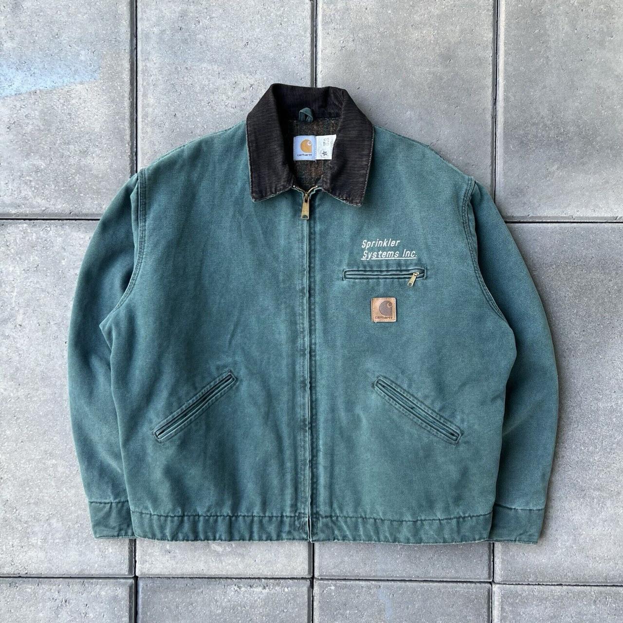 Carhartt J43 HTG Hunter Green Detroit Jacket 90s Union Made