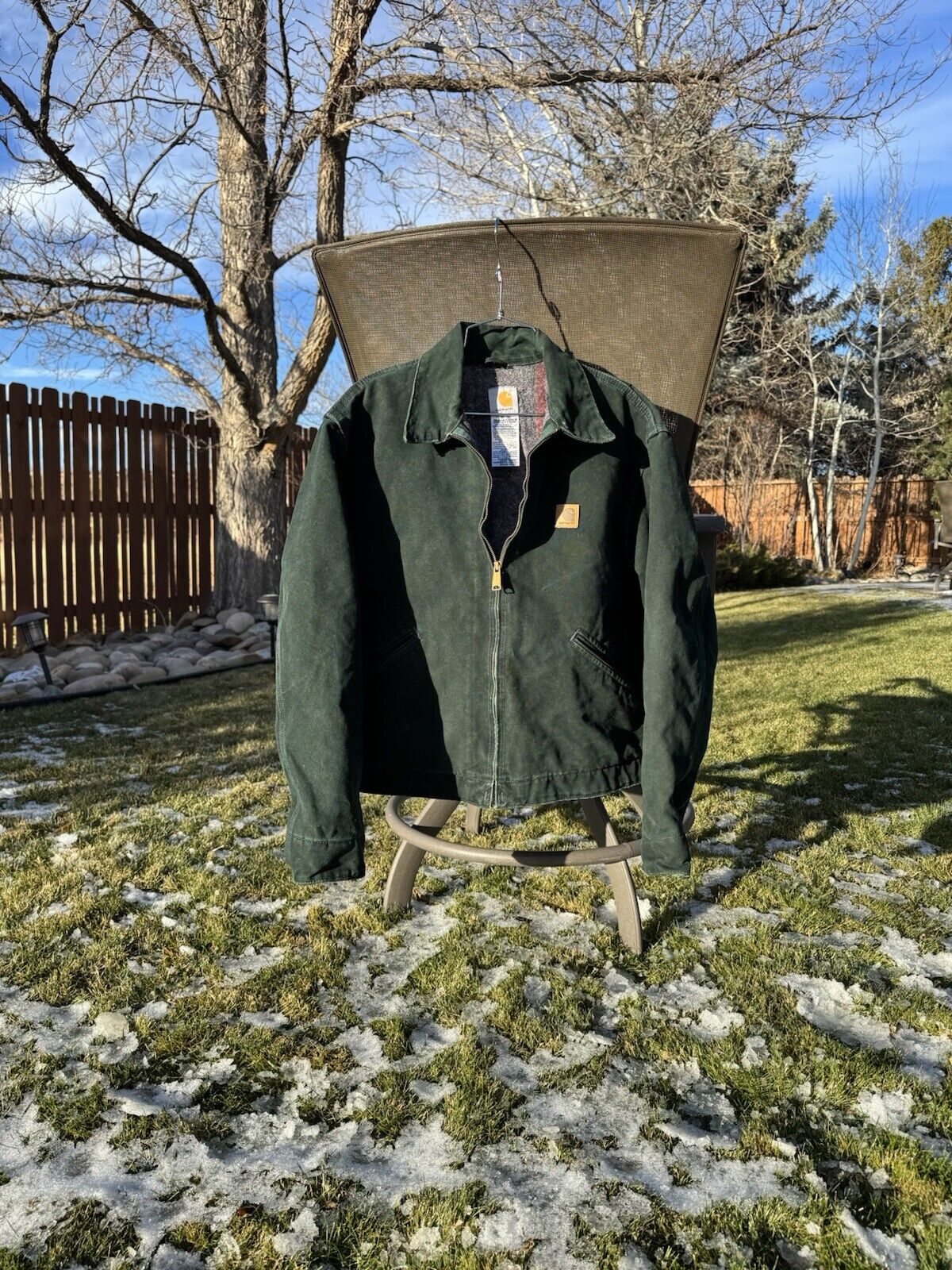 Carhartt J146 Spruce Detroit Jacket in size Large Regular