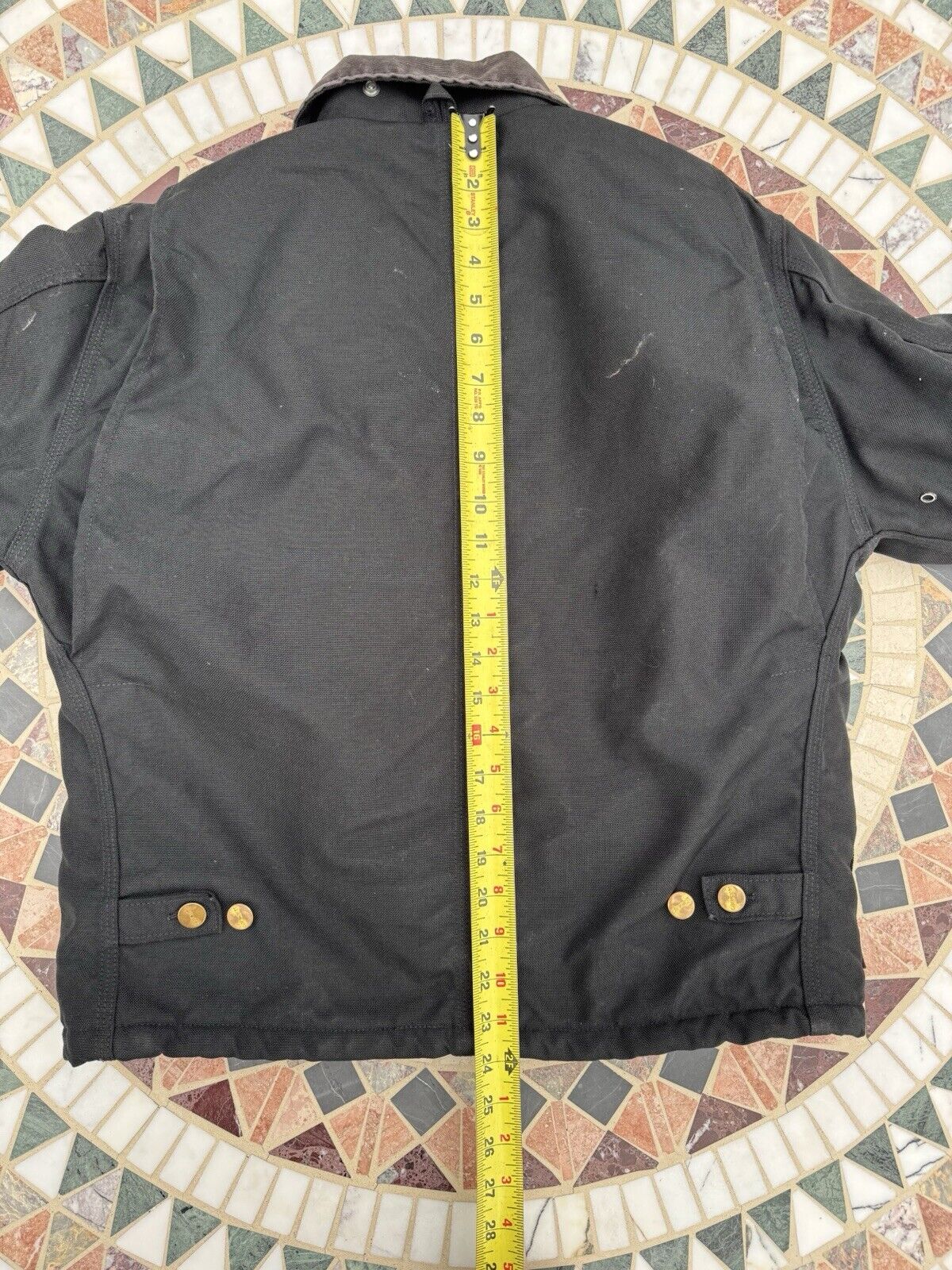 VTG Carhartt J20 MEDIUM Black Jacket ~ USA m blk j02 40 j22 j132 jqc805 coat