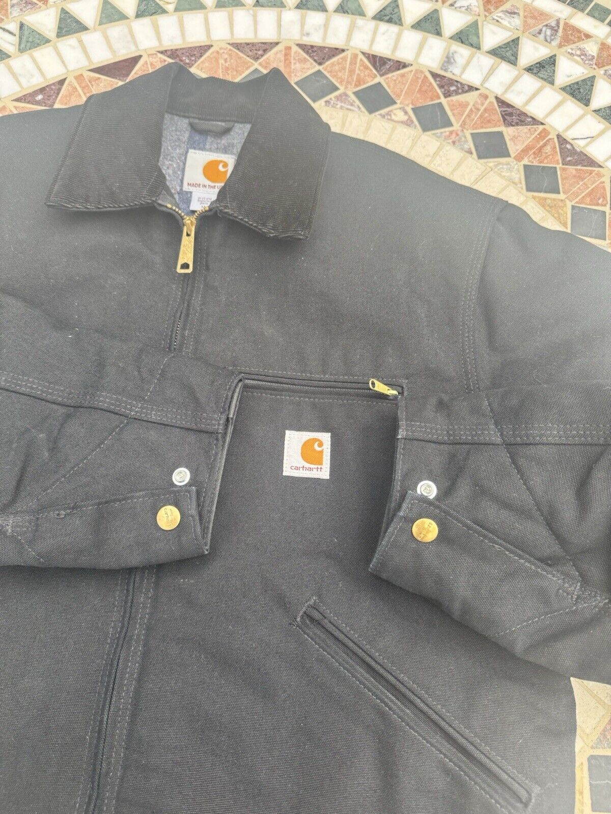 Carhartt J001 BLK MEDIUM Detroit Jacket ~ USA