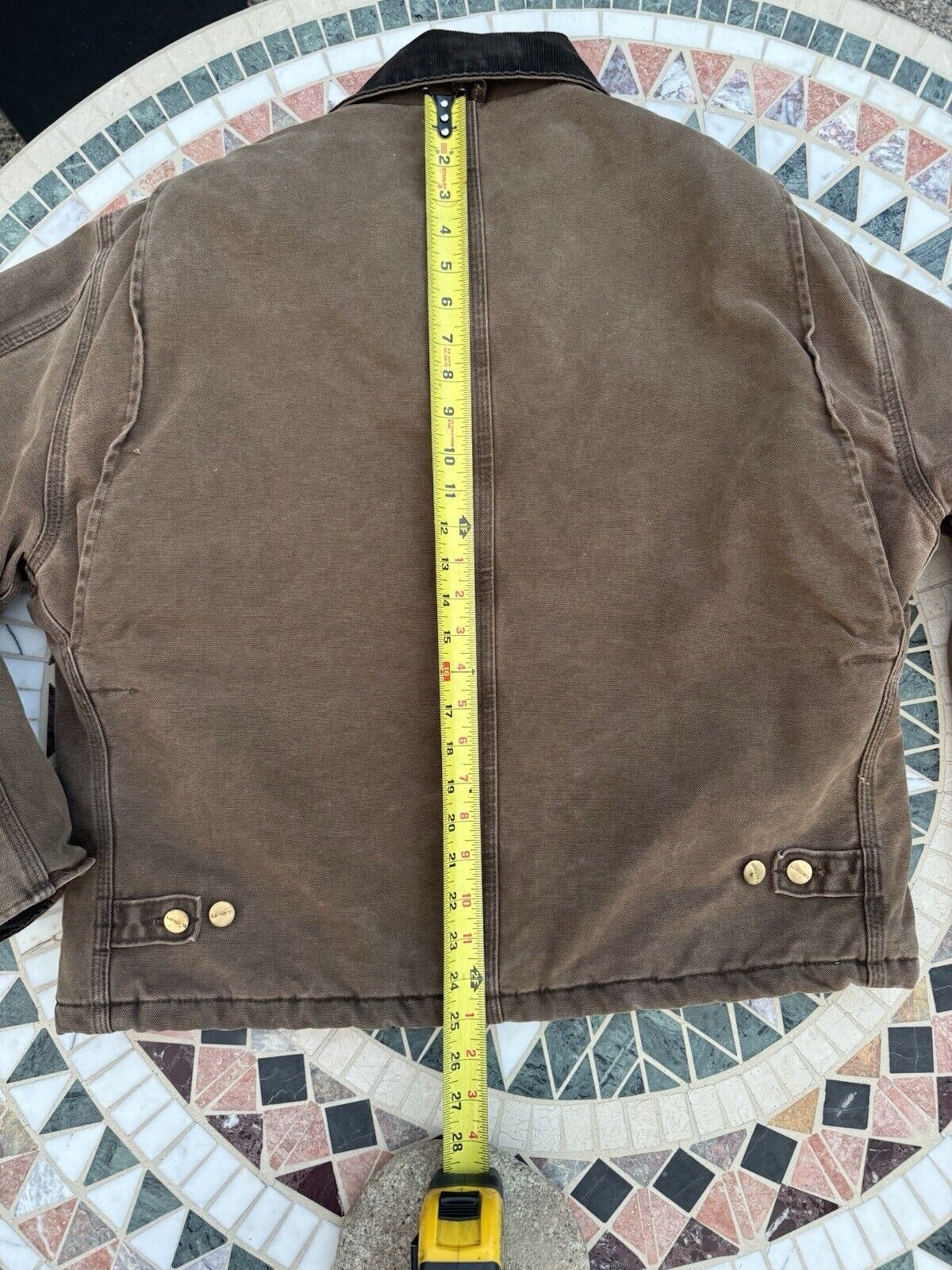 VTG Carhartt J22 CHT Large Regular Jacket ~chestnut brown j02 jq185 m l dkb coat